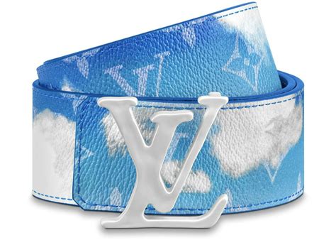 louis vuitton blue cloud|louis vuitton cloud belt.